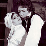 Smara Marcu şi Petru Dondoş în &bdquo;O noapte furtunoasă&ldquo; de I.L. Caragiale, regia Dan Ioan